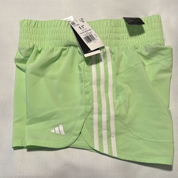 Adidas Training Shorts Womens Small Green - Picture 1 of 4